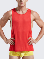 Mens Sexy Fitness Training Sleeveless Vest Loose Comfortable Running Sport Cotton Tank Tops