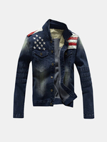 Mens Slim Fit Turndown collar Jacket