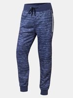 Mens Sport Pants Elastic Waist Drawstring Pockets Solid Color Casual Sportwear