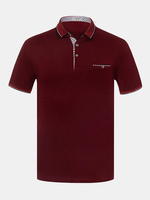 Mens Spring Summer Polo Shirt Soft Cotton Solid Color Short Sleeve Casual Tops