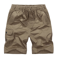 Mens Spring Summer Printing Mid Waist Elastic Waist Quick Drying Casual Shorts