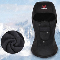 Mens Winter Warm Fleece Full Face Mask Windproof Dustproof Head Cover Neck Waterproof Hat