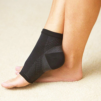 Mens Women Comfort Foot Anti Fatigue Compression Sleeve Relieve Swelling Varicosity Socks