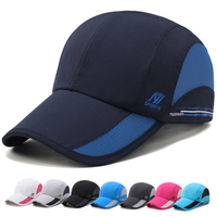 Mens Women Outdoor Sports Waterproof Quick-dry Hat Casual Visors Breathable Baseball Caps