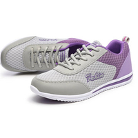 Mesh Color Blocking Breathable Lace Up Sport Trainers