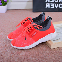 Mesh Sport Lace Up Casual Breathable Flat Trainers