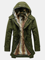 Mid Long Detachable Hood Jackets