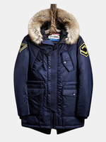 Mid Long Thicken Armband Furry Hooded Jacket