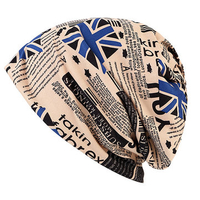 Milk Silk Skullies Beanies Cap Casual Flag Bonnet Hat