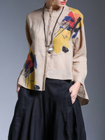 Miting Letter Printed Women Blouses