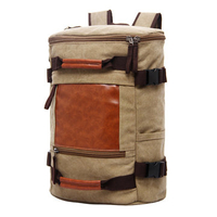 Multi Use Travel Backpack Canvas Sling Bag Shoulder Bag Outdoor Handbag For Men