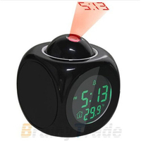 Multifunction LCD Projection Alarm Clock Time & Temp Display