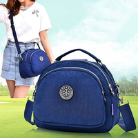 Multifunction Two Interlayers Handbags Outdoor Shoulder Bags Light Crossbody Bags Backpack