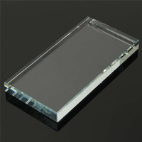 Nail Art Color Mixing Glass Palette Drawing Pattern Eyelash Glue Holder Makeup Tool