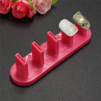 Nail Art Practice Frame Plastic Tips Display Stand Holder Manicure Tools