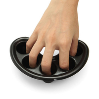 Nail Salon Manicure Bowl Black Soak Finger Treatment Remover Cleaner Tool