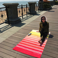 N.AUTICA Cotton Gradient Stripes Bath Towel Thin Swimming Beach Towel