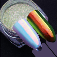 Neon Glitter Mirror Nail Powder Mermaid Chrome Pigment Manicure 0.2g