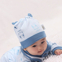Newborn Baby Cotton Rabbit Pattern Dome Hat Baby Beanie Curling Hat