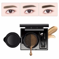 Novo Air Cushion Eyebrow Enhancer Waterproof Double Color Cosmetics Eyes Makeup With Mirror