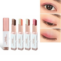 Novo Double Color Eye Shadow Stick Gradient Colors Makeup Pearl Eyeshadow Pen 6 Colors