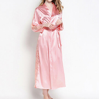 Patchwork Lace Long-sleeved Robes