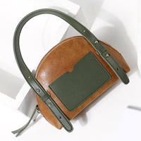 Patchwork PU Leather Handbag Crossbody Bag Shoulder Bag