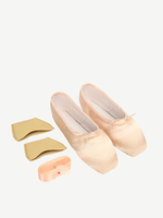 Pink Lace Up Strappy Ballet Flat Dance Shoes For Women