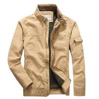 Plus Size Casual Outdoor Military Design Jackets