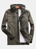 Plus Size Multi Pockets Jacket Coats