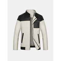 Plus Size Stand Collar Jacket For Men