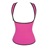 Plus Size Women Men Sexy Neoprene Sports Bustiers Body Shaper Vest Zip Corset