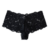 Plus Size Women Sexy See Through Panties Lace Low Rise Thongs Underwear