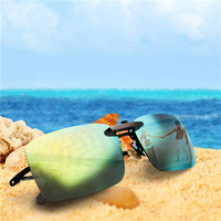 Polarized Clip On Sunglasses Night Vision Lens Clip For Metal Frame Glasses