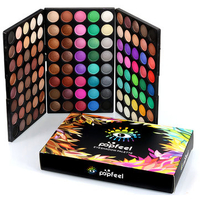 Popfeel 120 Colors Cosmetic Powder Matte Nude Eyeshadow Palette Makeup Set