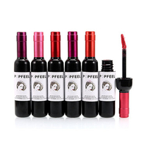 POPFEEL Wine Bottle Matte Lip Gloss Lipstick Long Lasting Waterproof Makeup 6 Colors