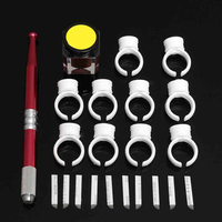 Professional Microblading Permanent 3D Makeup Eyebrow Tattoo Needle Pen Pigment Kit