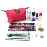 Professional Semi Permanent Makeup Individual Eyelash Extensions Curl Glue Kit With Bag