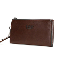 PU Leather Clutch Bag Casual Retro Multi-card Holder Wallet For Men