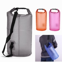 PVC Waterproof Easy Dry Bag Single-shoulder Storage Sack Rucksacks