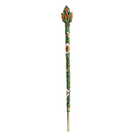 Retro Cloisonne Hairpin Lotus Flower Rhinestone Hairpin