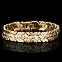 Retro Health Bracelet Magnetic Therapy Bracelet Wristband Jewelry For Men