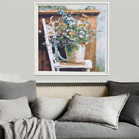 Retro Vase DIY Paint By Number Kits Canvas Digital Painting Living Room Home Decor