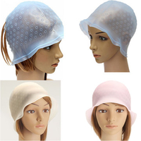 Reusable Silicone Salon Hair Coloring Highlighting Dye Cap With Frosting Color Styling