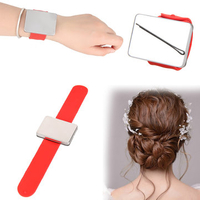 Salon Hairdressing Wrist Band Accessories Magnetic Hair Grip Bracelet Belt Clips Holder Styling Tool