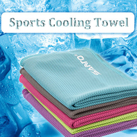 SANTO Sports Cooling Towel Summer Sweat Absorbent Towel Quick Dry Washcloth For Gym Running Yoga