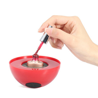 Semi Circle Nail Polish Bottle Holder Spill Proof Salon Manicure Tool