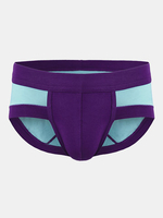 Sexy Casual Breathable Soft Mixed Colors U Convex Pouch Briefs for Men
