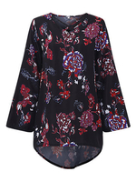 Sexy Cross V-neck A-Line Irregular Hem Dresses For Women