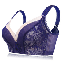 Sexy Deep Plunge Embroidered Bras